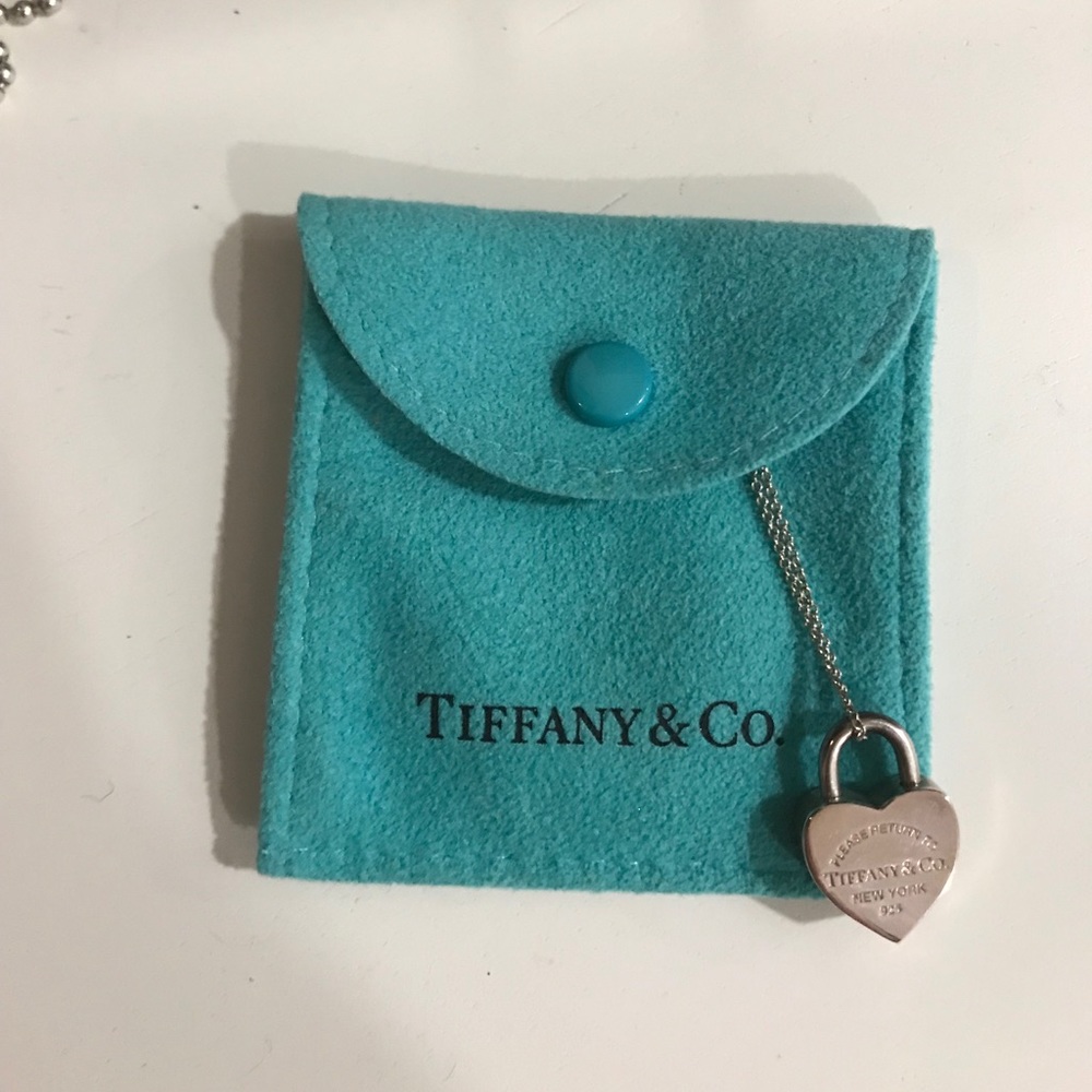 Vintage Tiffany heart necklace
